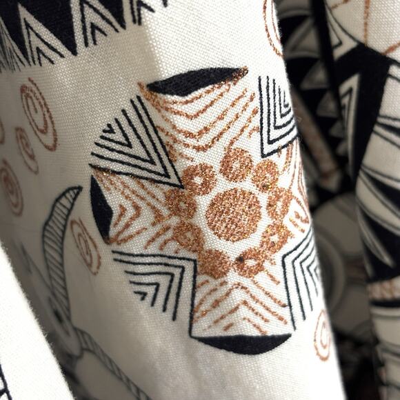 Handmade Full Circle Skirt Geometric African Antelope Women's Size M/L* - READ - Picture 6 of 16